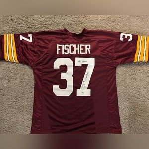 Pat Fischer Signed and Authenticated Jersey